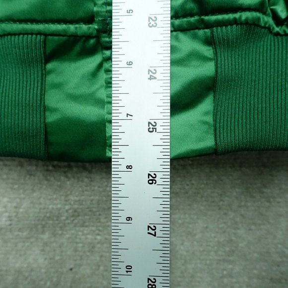 Vintage Ames Transportation Systems Green Bomber Nylon  jacket Sz Medium M - Picture 9 of 9